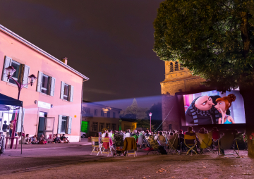 Projection cinéma en plein air