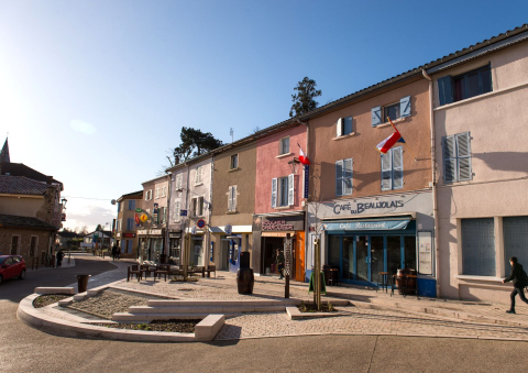 Villié-Morgon place du village