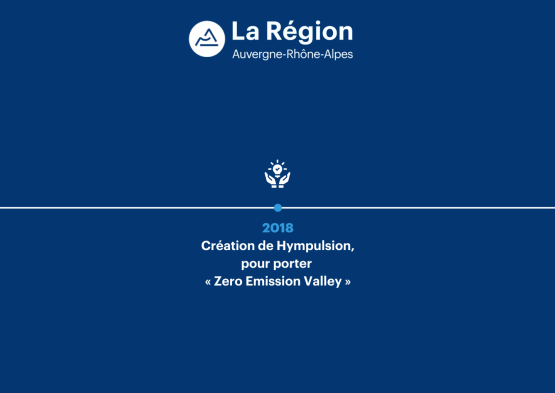 2018 : Création de la SAS Hympulsion pour porter la mise en place de Zero Emission Valley