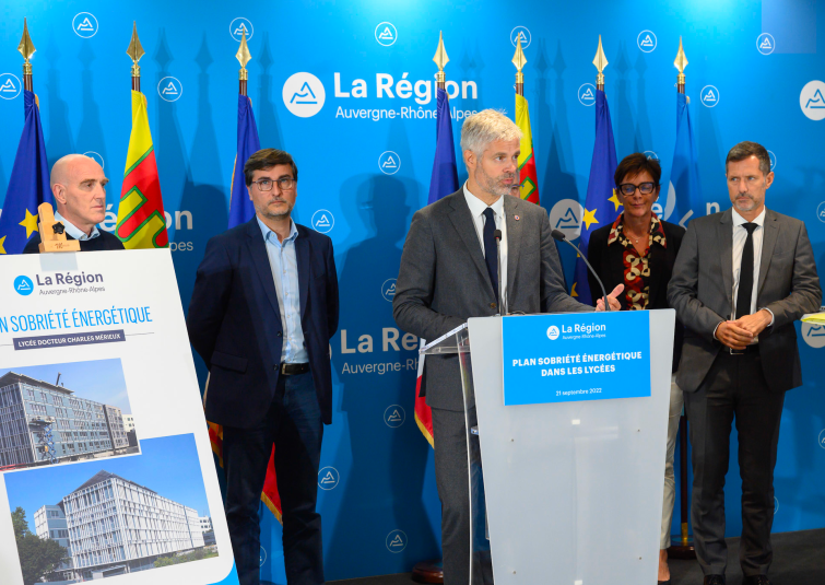 Lancement du Plan régional de sobriété énergétique dans les lycées