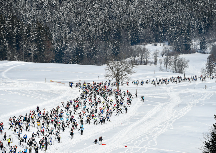 Photo d’archives - la Foulée Blanche en 2018